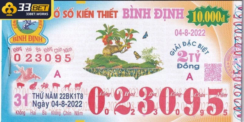 Xổ số miền Trung tổng cộng có 8 giải thưởng được phân thành 18 lô